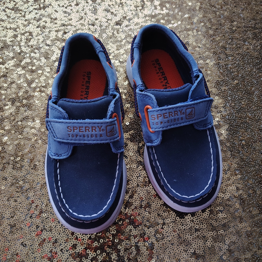 Sperry Kids Blue Boat Shoes Boys 9M - Picture 1 of 6